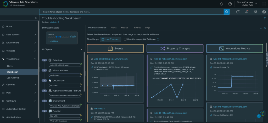 aria operations troubleshooting 1