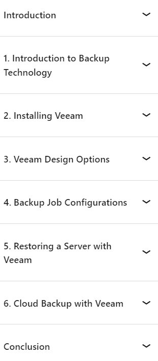 Backup and Recovery with Veeam 12