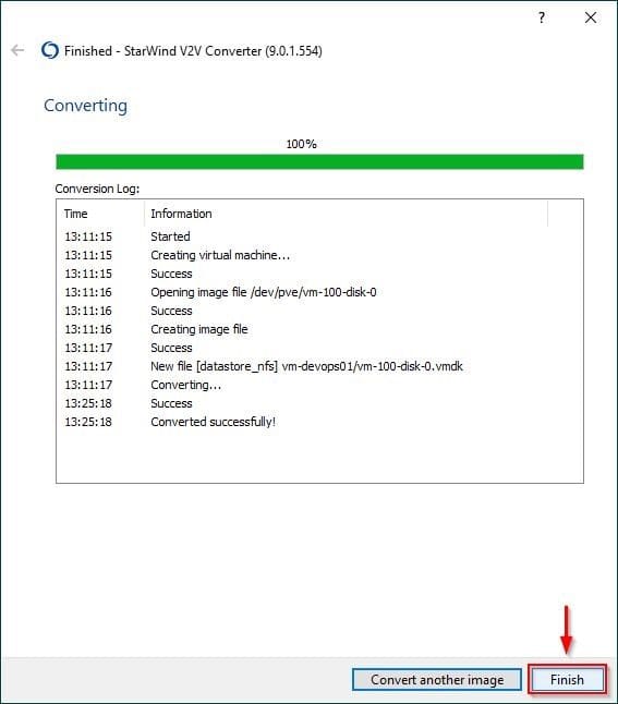 migrate proxmox vms to vmware with starwind v2v converter 19