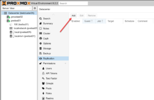 Proxmox replication