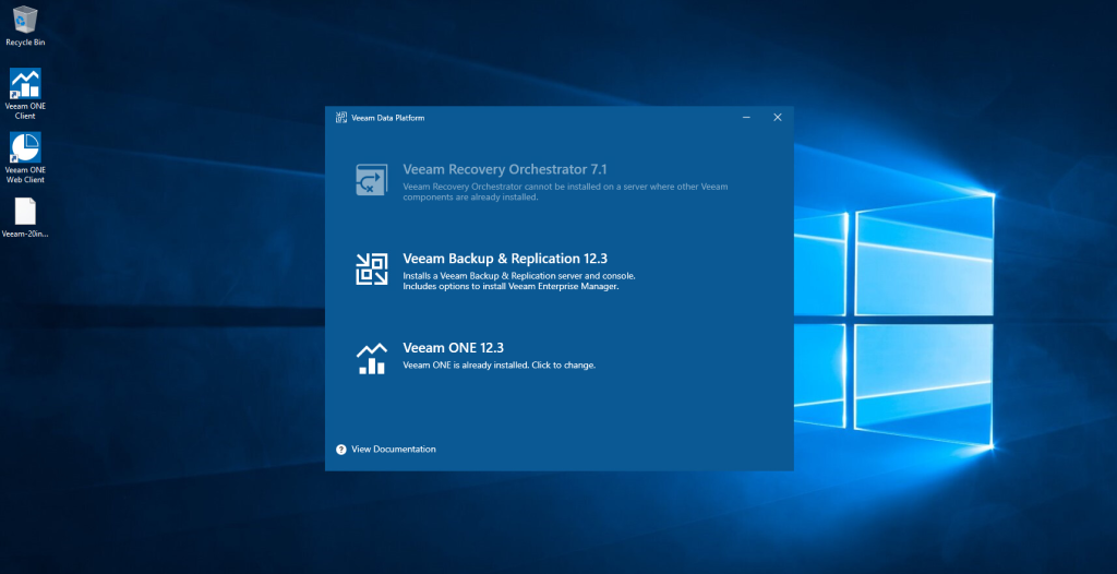Upgrading Veeam ONE 12.3