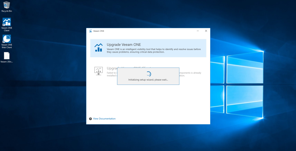 Upgrading Veeam ONE 12.3