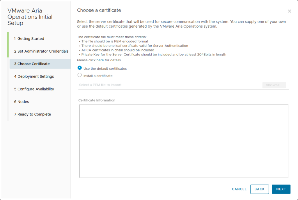 VMware Aria Operations Deployment