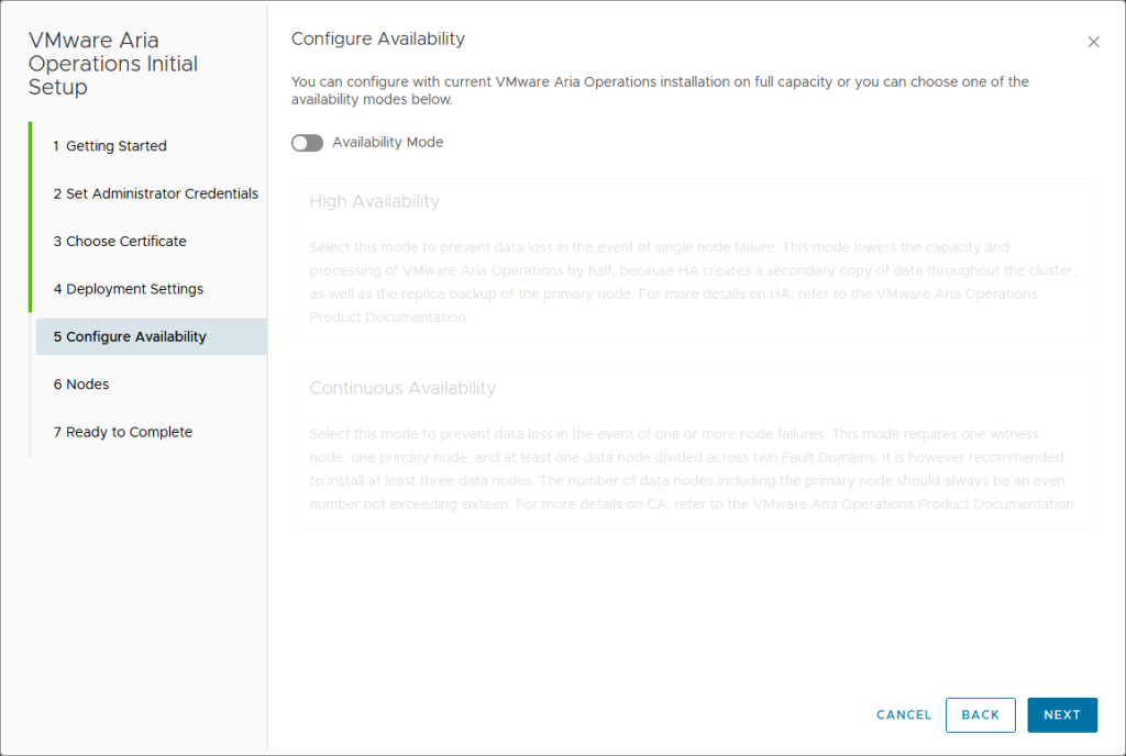 VMware Aria Operations Deployment