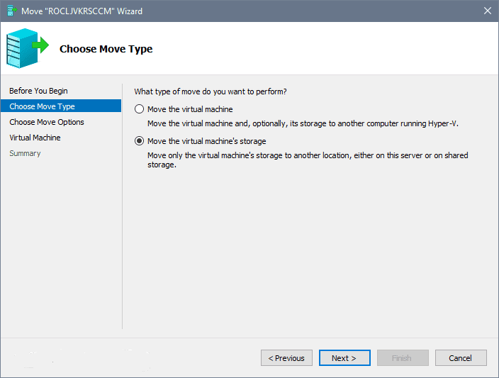 HyperV Storage Live Migration 04