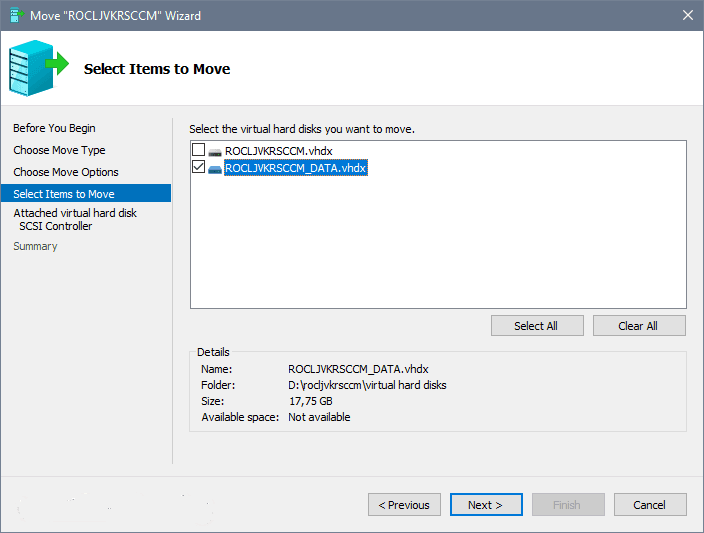 HyperV Storage Live Migration 06