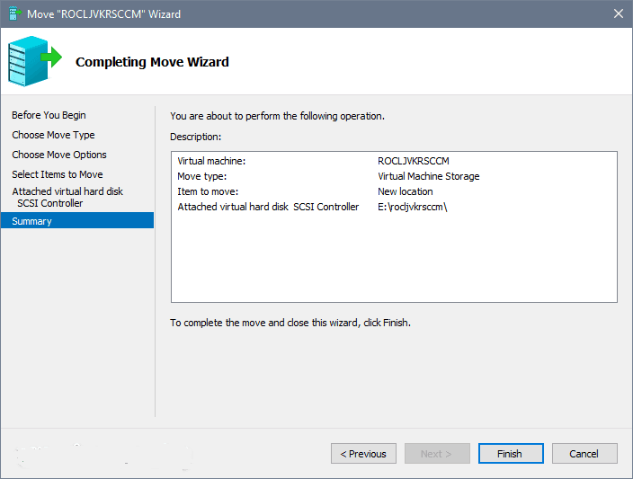HyperV Storage Live Migration 08