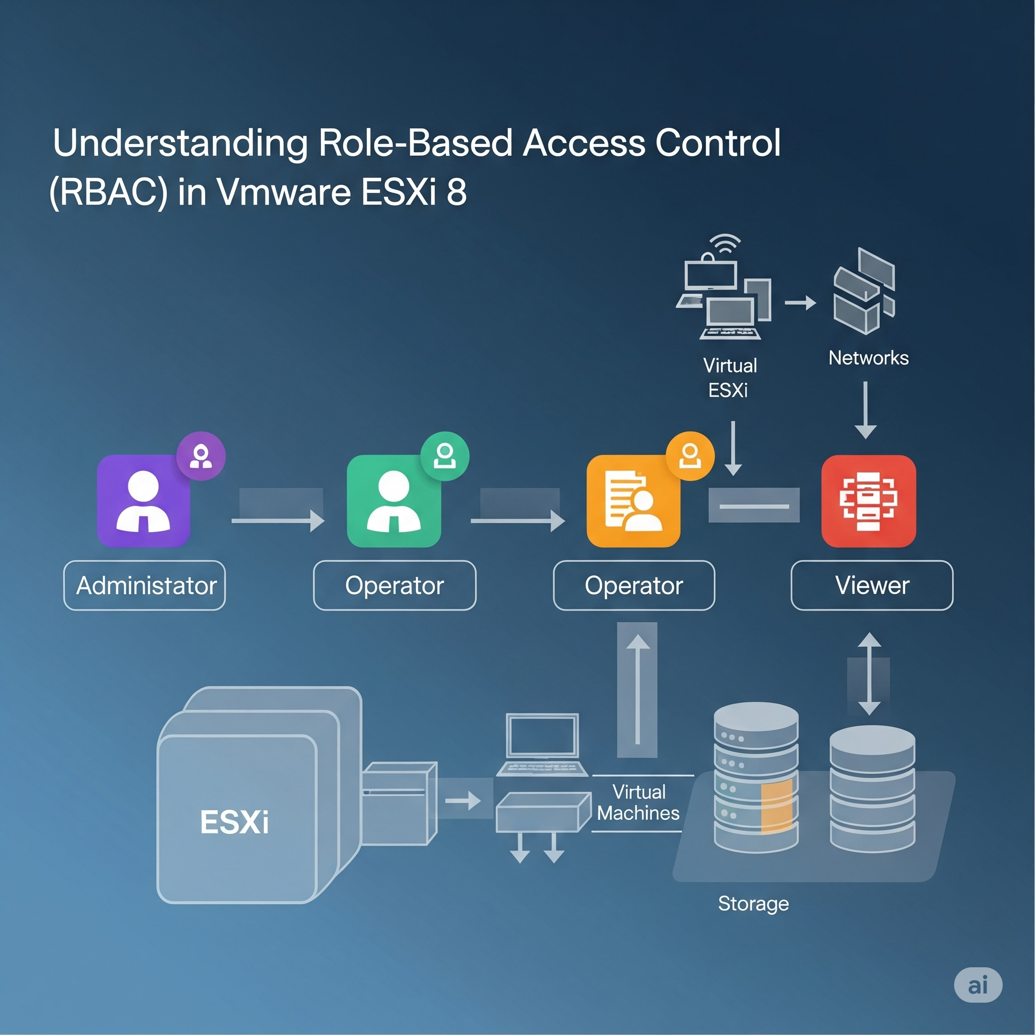 Understanding Role-Based Access Control (RBAC) in VMware ESXi 8