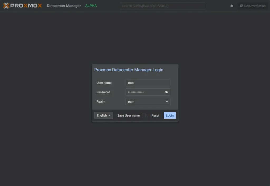 logging into pdm for the first time