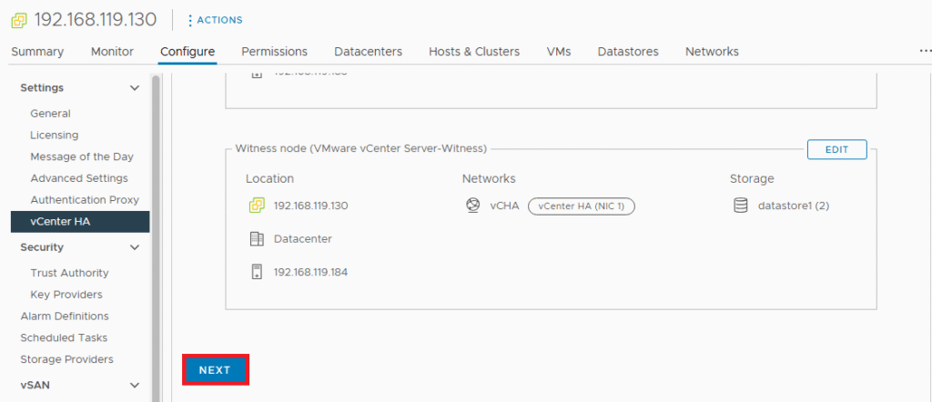 vcenter ha 11