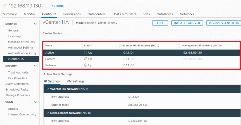 vcenter ha 13