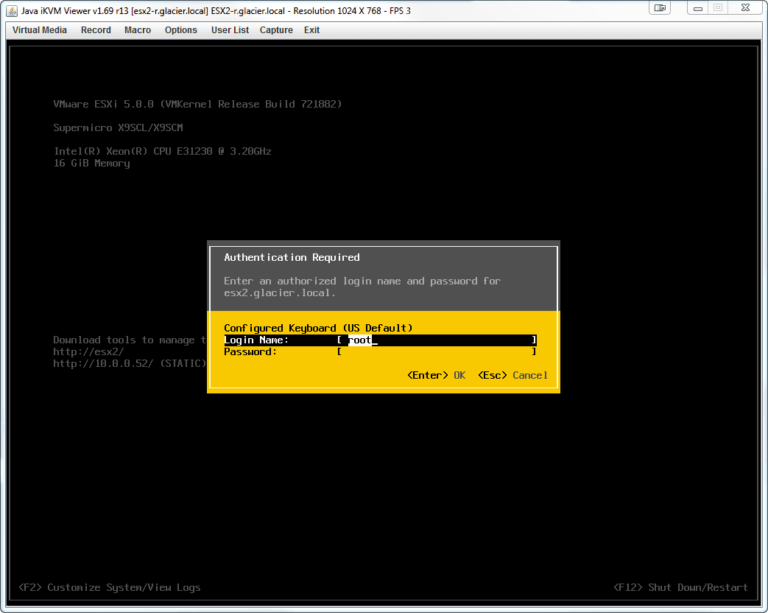 dcui command