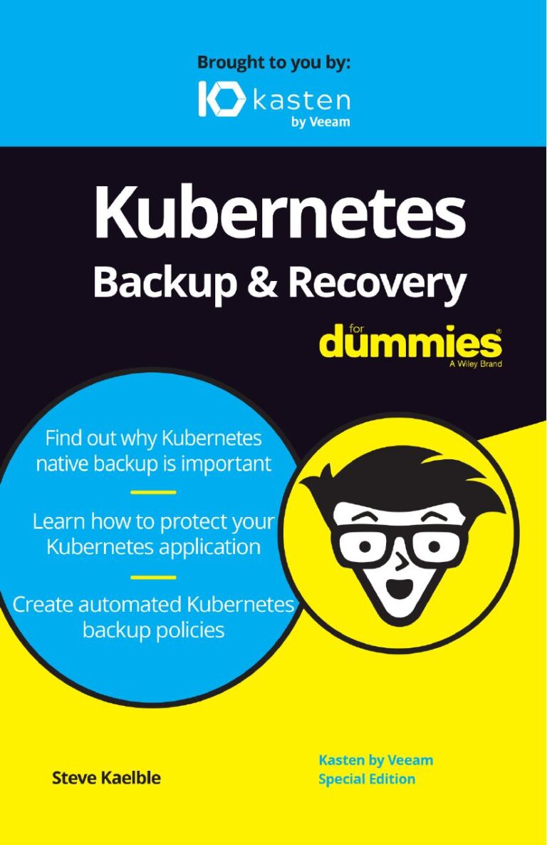 Kubernetes Backup & Recovery For Dummies