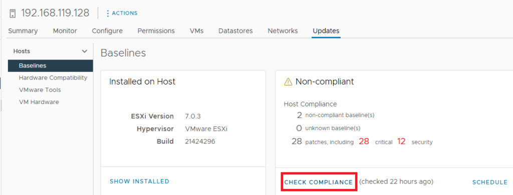 vsphere update 18