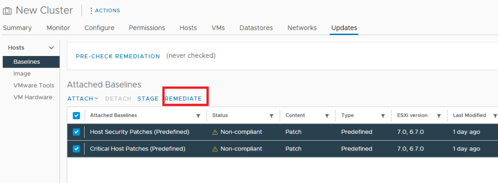 vsphere update 19