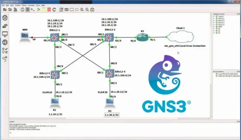 Graphical Network Simulator (GNS3) Download