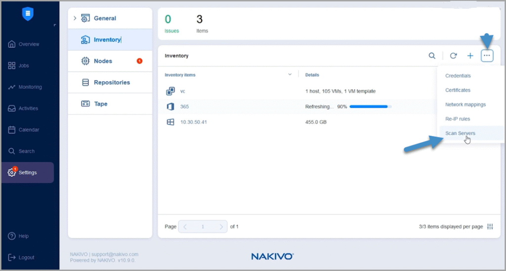 add scan server to your environment