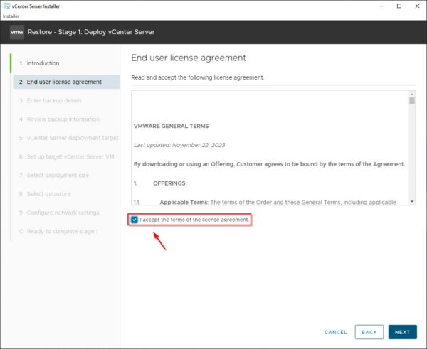 vCenter Server backup best practices
