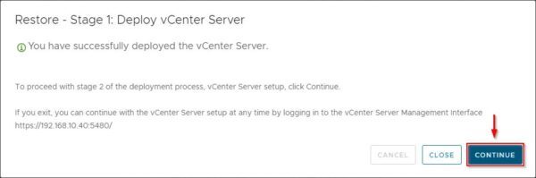 vCenter Server backup best practices