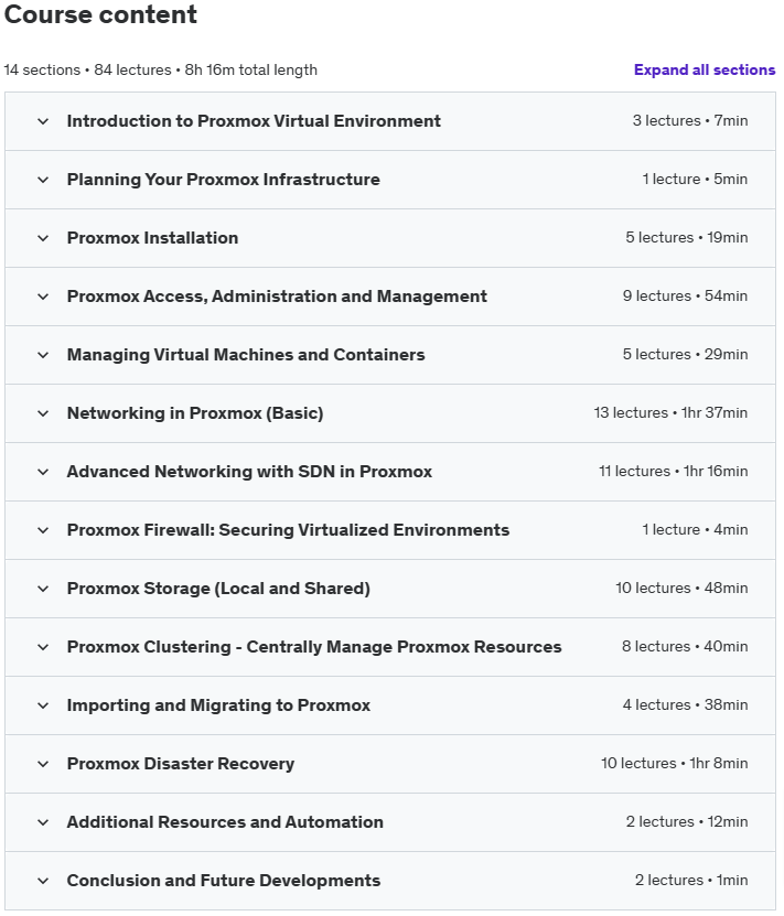 proxmox ve 8 a comprehensive virtualization course co