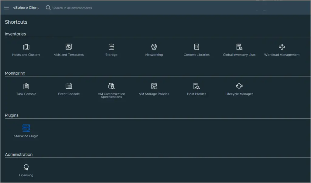 Installation of StarWind vSAN Plugin for vSphere