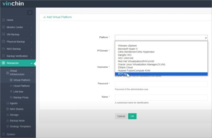Backup solution that supports 15+ Hypervisors – Vinchin Backup and Recovery