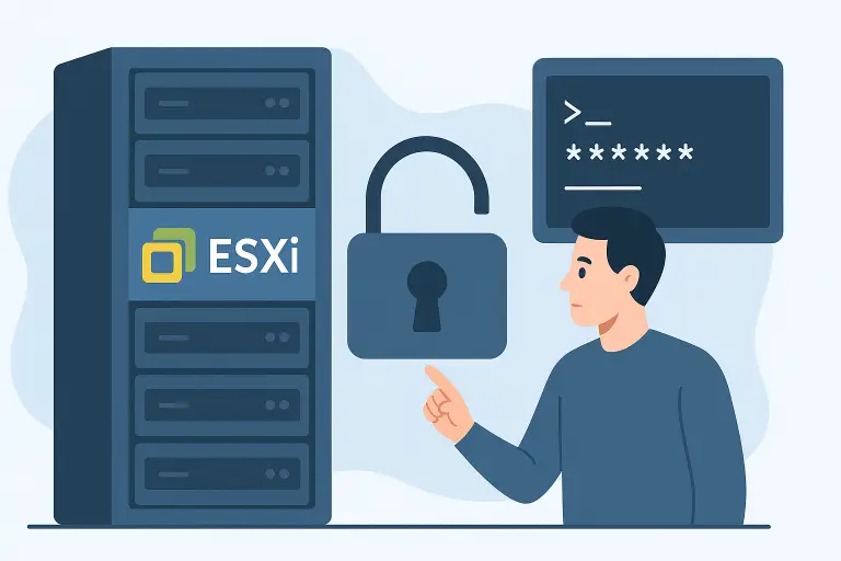 How to reset password for ESXi 7.0U2 and latest version