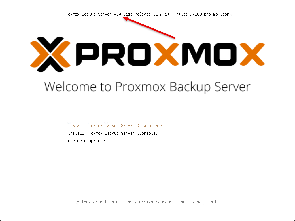 installing proxmox backup server 4 1 1