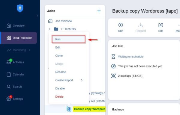nakivo backup to tape configuration 29 600x384 1
