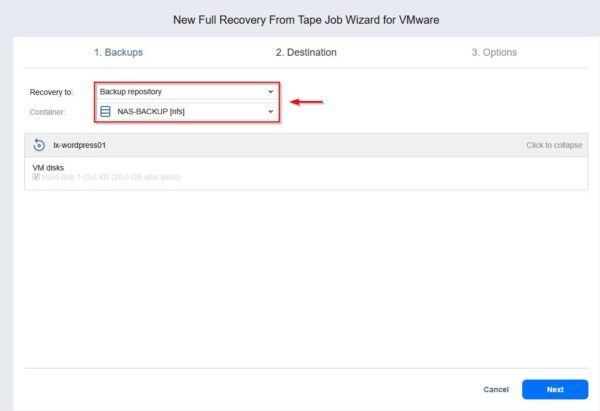 nakivo backup to tape configuration 36 600x411 1