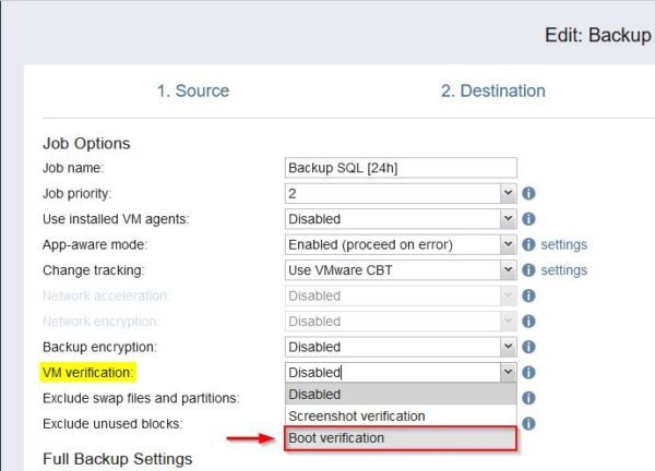nakivo configure boot verification for vm backups 18 600x432 1