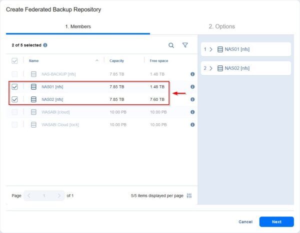 nakivo configure federated repository 12 600x467 1