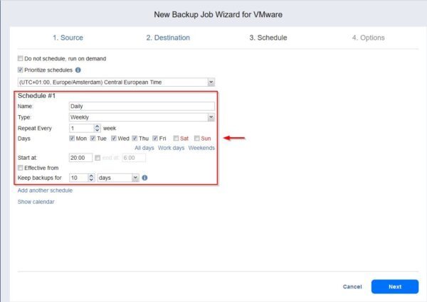 Nakivo: configure a Federated Repository