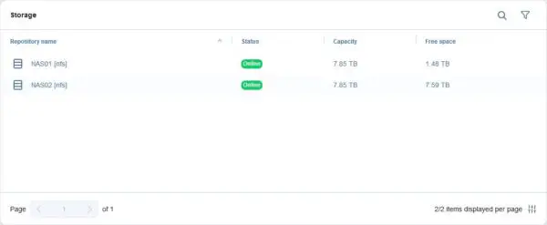 Nakivo: configure a Federated Repository
