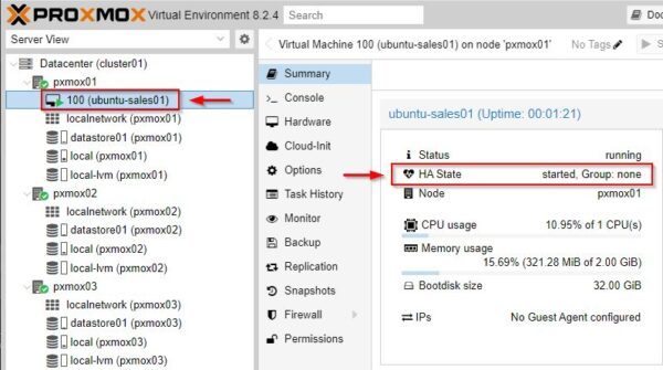 Proxmox VE configure a Ceph Storage Cluster