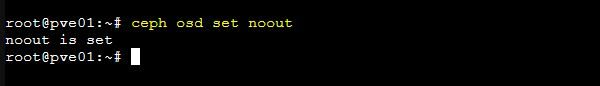 Shutdown Proxmox cluster with Ceph storage