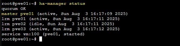 Shutdown Proxmox cluster with Ceph storage