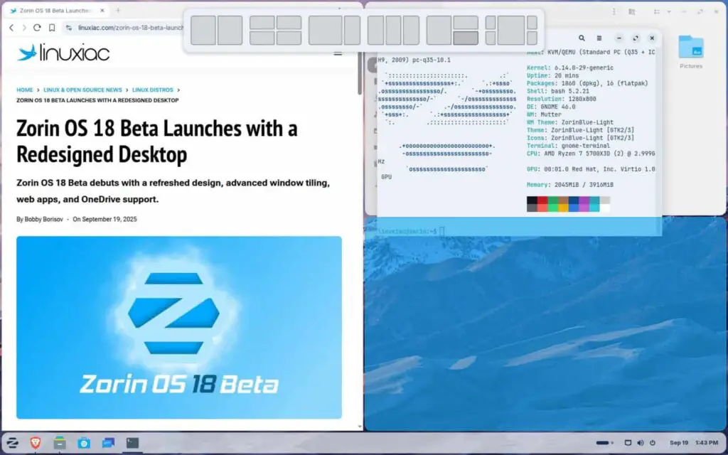 Zorin OS 18 Beta Launches with a Redesigned Desktop
