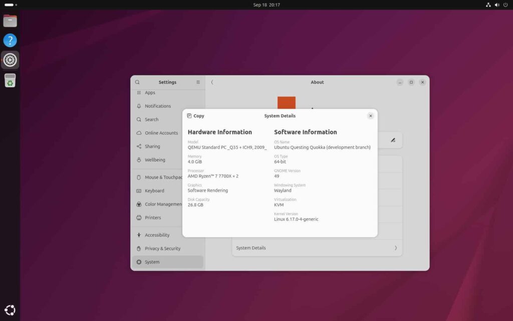 Ubuntu 25.10 Beta Released with Linux Kernel 6.17 and GNOME 49 1 Ubuntu 25.10 Beta Released with Linux Kernel 6.17 and GNOME 49