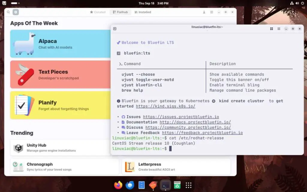 Bluefin LTS Released: Immutable Desktop on CentOS Stream 10 1 Bluefin LTS Released: Immutable Desktop on CentOS Stream 10