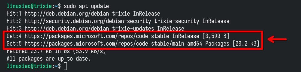 How to Install VS Code on Debian 13 “Trixie”