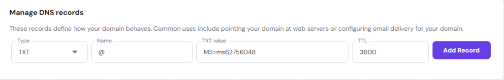 Adding a custom domain to Azure AD