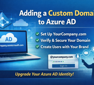Adding a custom domain to Azure AD