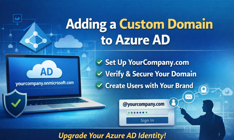 Adding a custom domain to Azure AD