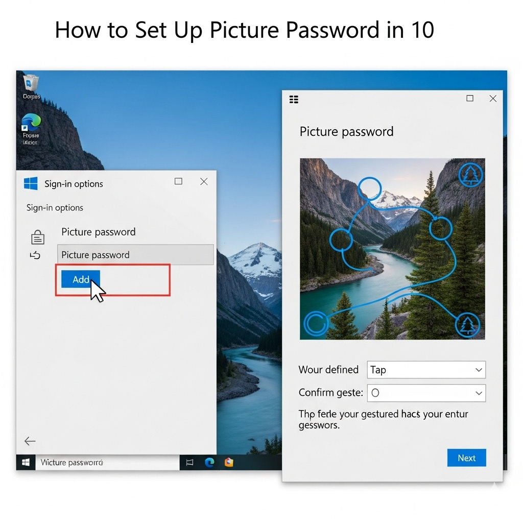 How to Set Up Picture Password in Windows 10