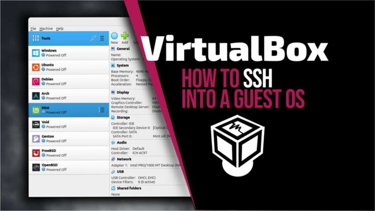 How to SSH Into a VirtualBox Guest VM