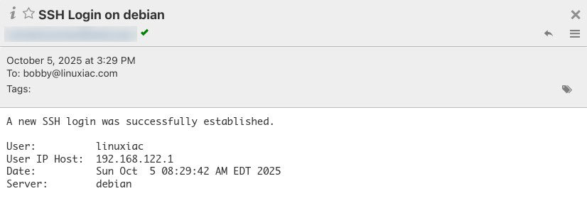 How to Get Notified on SSH Logins on Linux