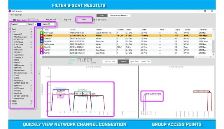 Access Agility WiFi Scanner 2.9.6.557 Free Download