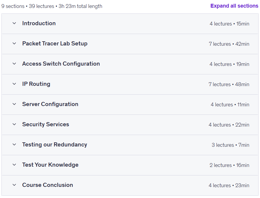 Udemy – Cisco Packet Tracer: How to Build a Company Network 2025-2