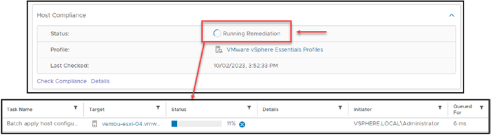 Host Profiles invSphere